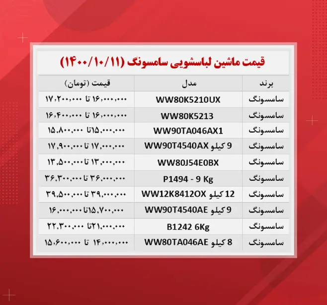 قیمت-لباسشویی