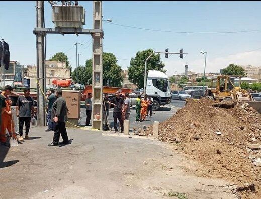 فرونشست زمین در کرج
