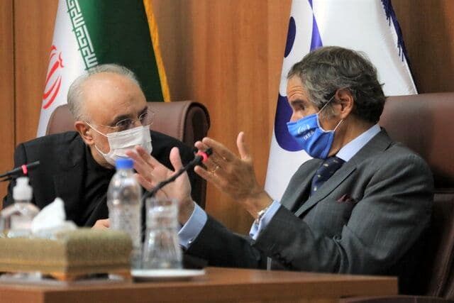رافائل گروسی با صالحی دیدار  کرد